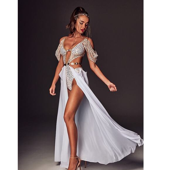 NEW Roma Goddess Glam Sexy Halloween Costume Size Small - Picture 1 of 6